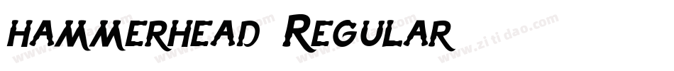 hammerhead Regular字体转换